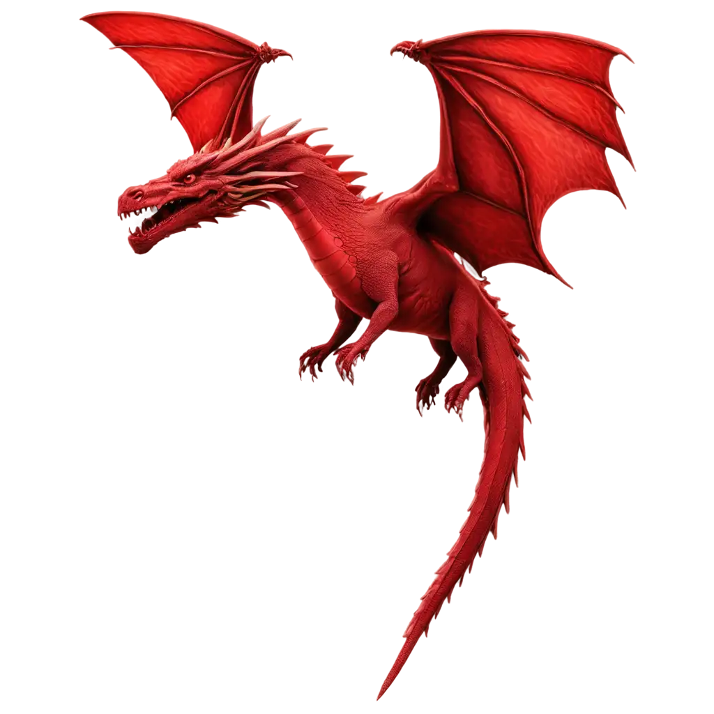 Big-Red-Scary-Dragon-PNG-Fearsome-Creature-in-Flight