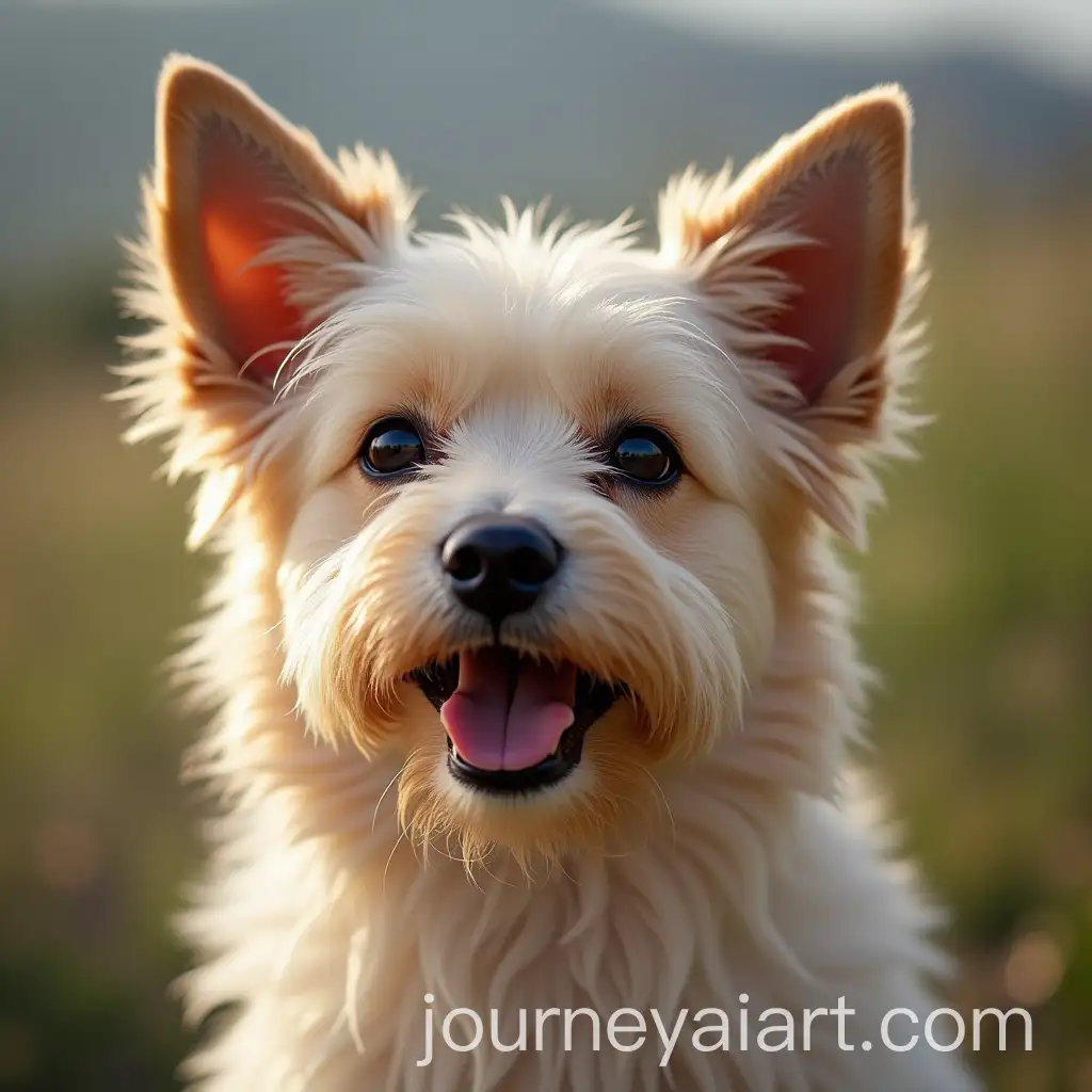 Playful-Dog-in-a-Cozy-Setting
