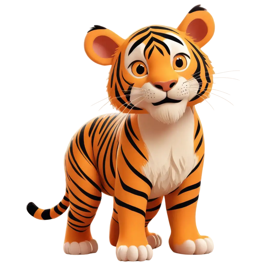 Cartoon-Tiger-PNG-Playful-and-Vibrant-Illustration-for-Versatile-Use