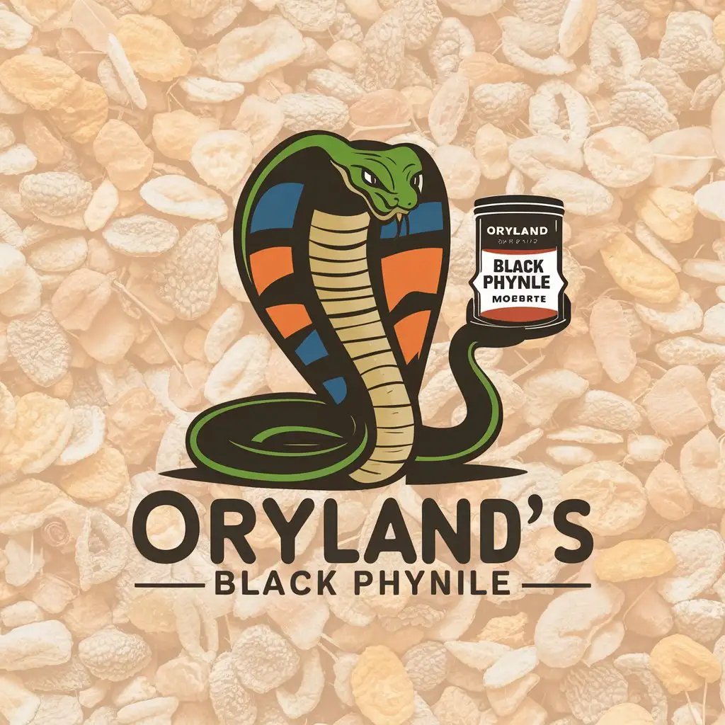 LOGO Design for Oryland Black Phynile Cobra Snake Theme