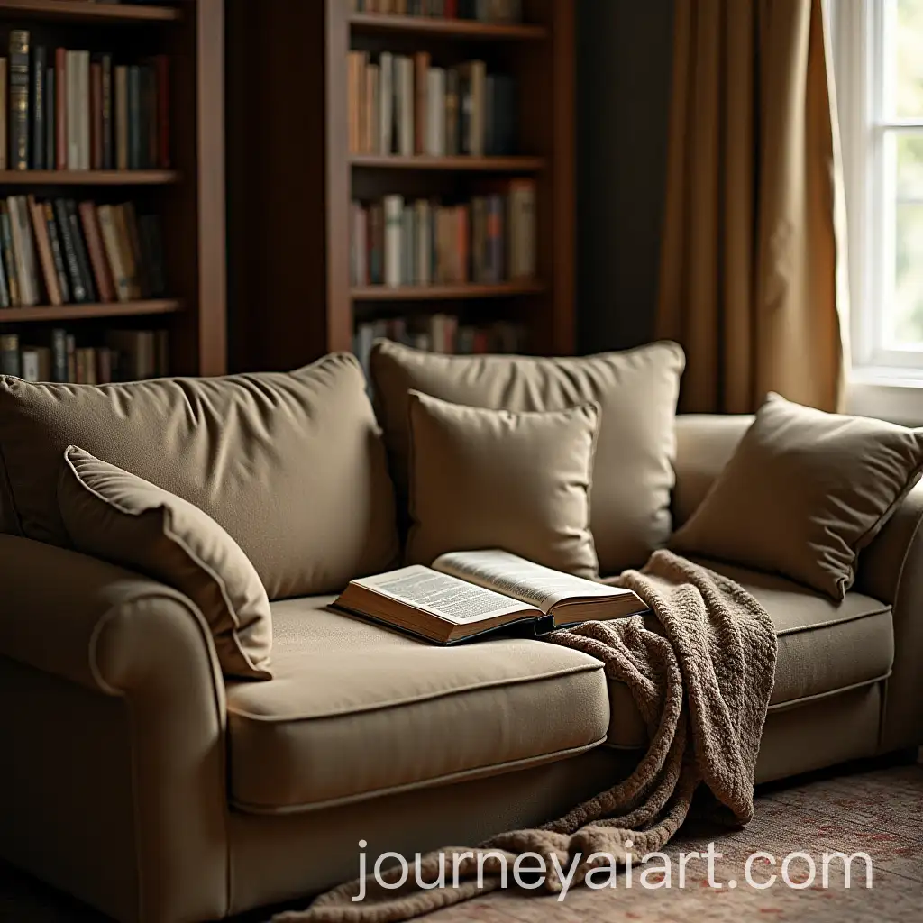 Cozy-Book-Couch-with-Comfortable-Reading-Nook