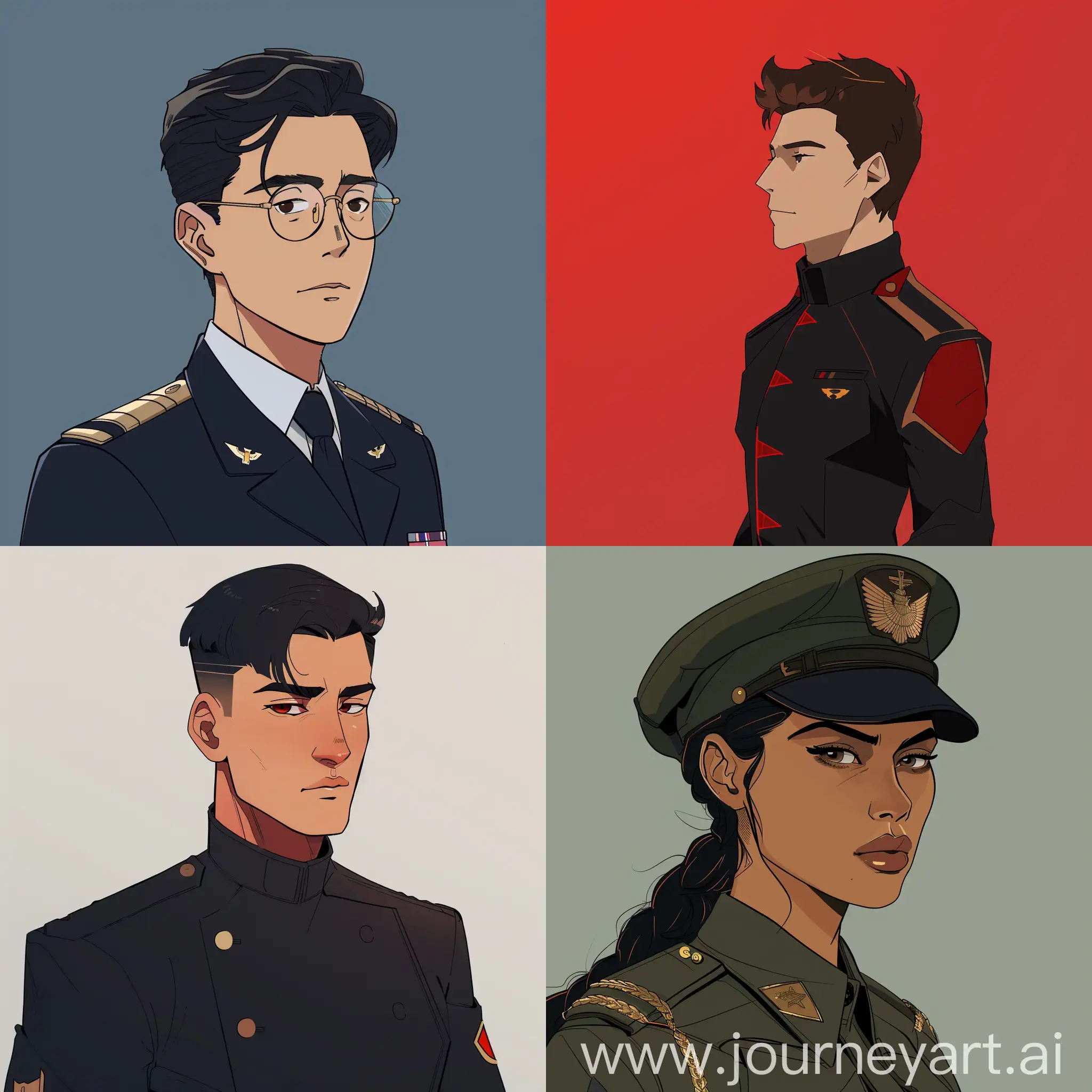 Minimalistic-Administration-Lieutenant-Avatar-Illustration