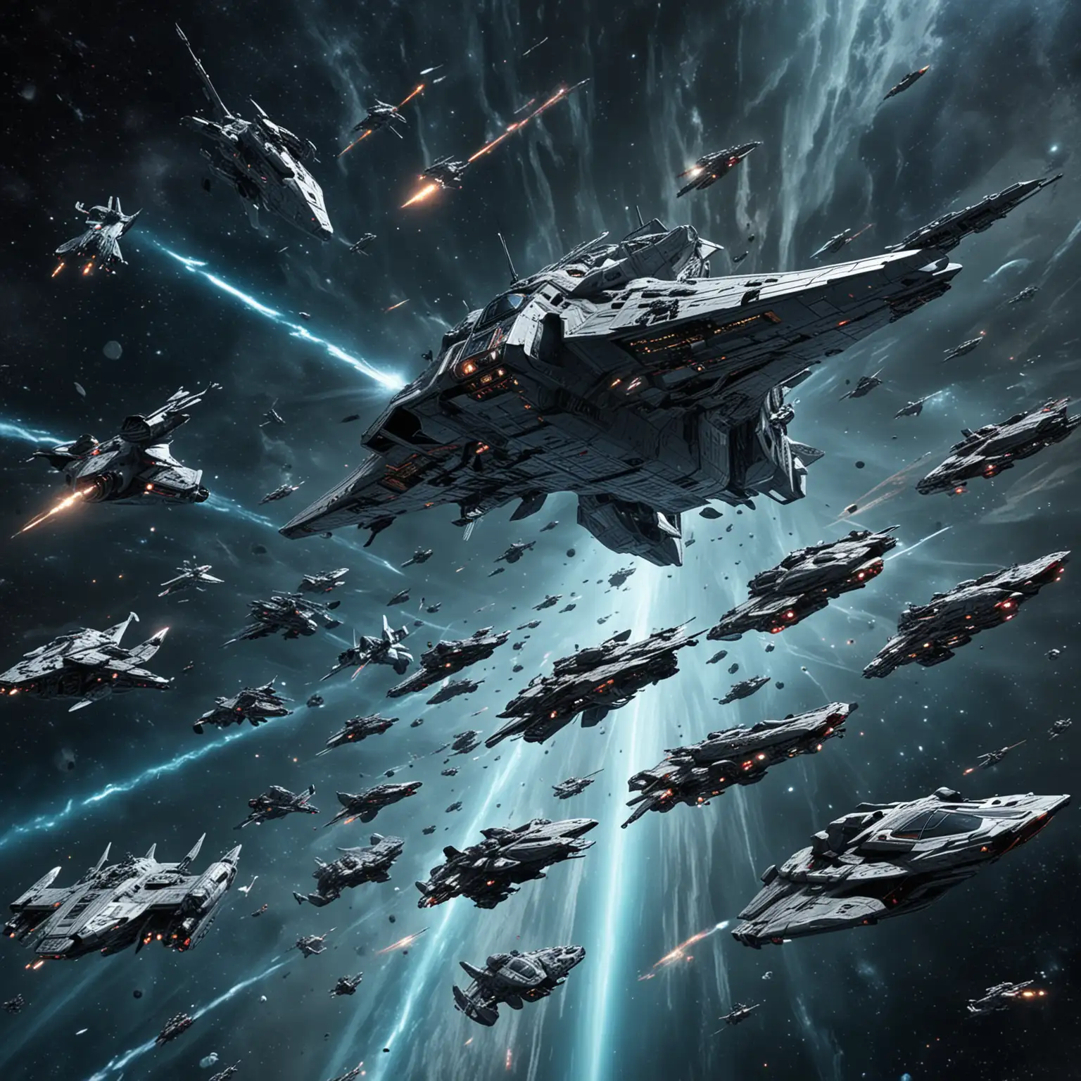 Futuristic-Armada-of-Cybernetic-Warships-in-Cold-Space