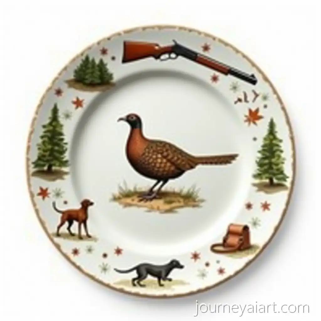 Decorative-Ceramic-Hunting-PlateAI-Image-Prompt-Expansion-with-Partridge-and-Forest-Elements