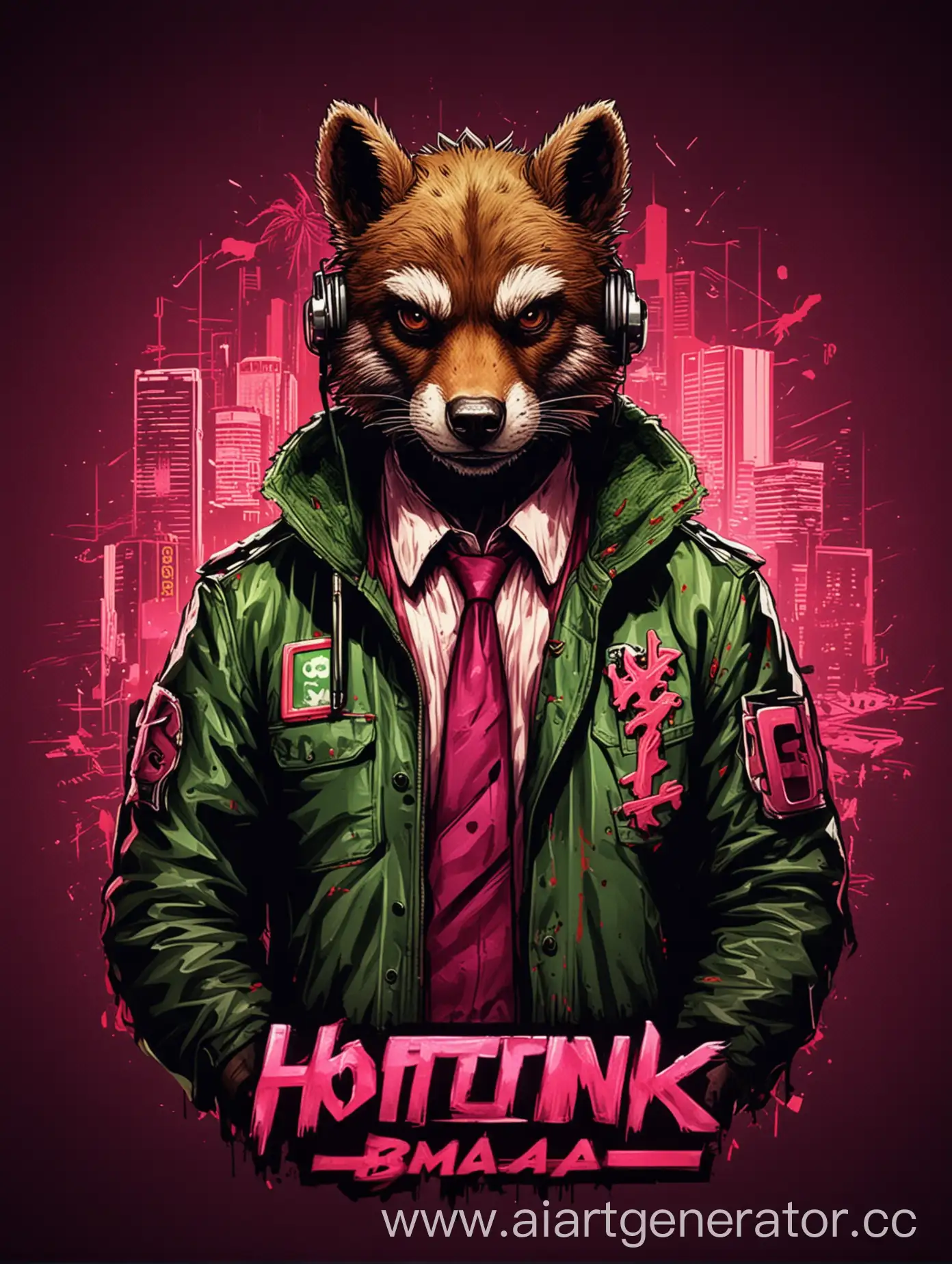 Hotline miami с символом сбербанка 