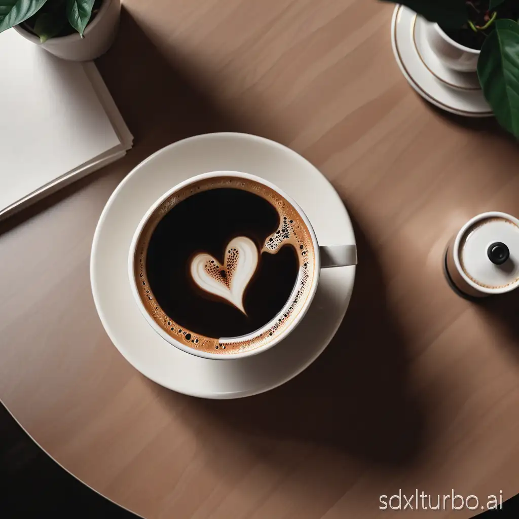 There is a Luckin Coffee on the table