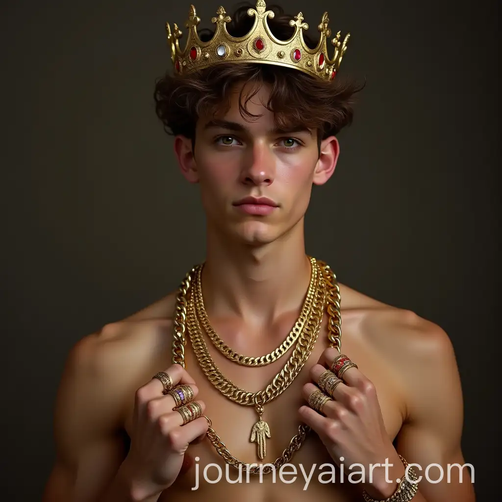 Young-Person-Wearing-Gold-Jewelry-and-Crown-Exuding-Confidence