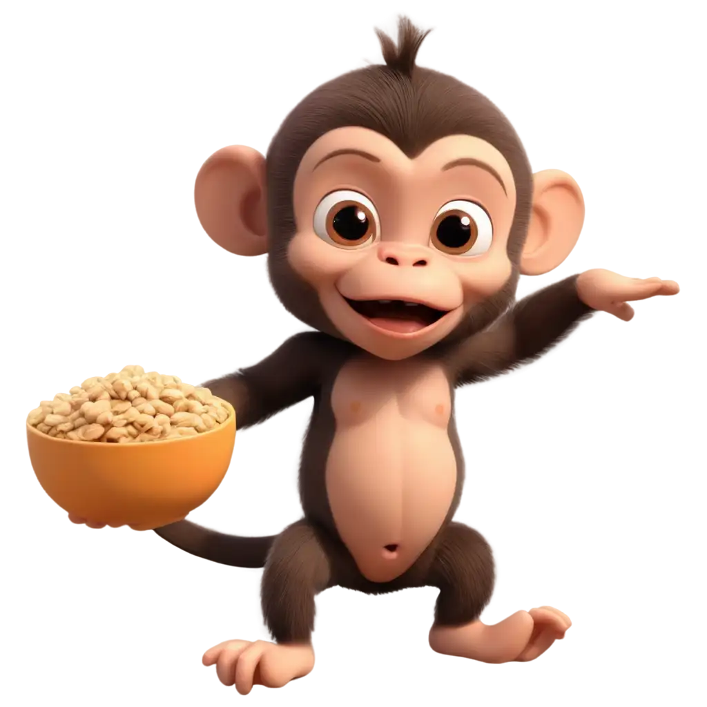 3D-Animated-Baby-Monkey-PNG-A-Feast-in-Motion