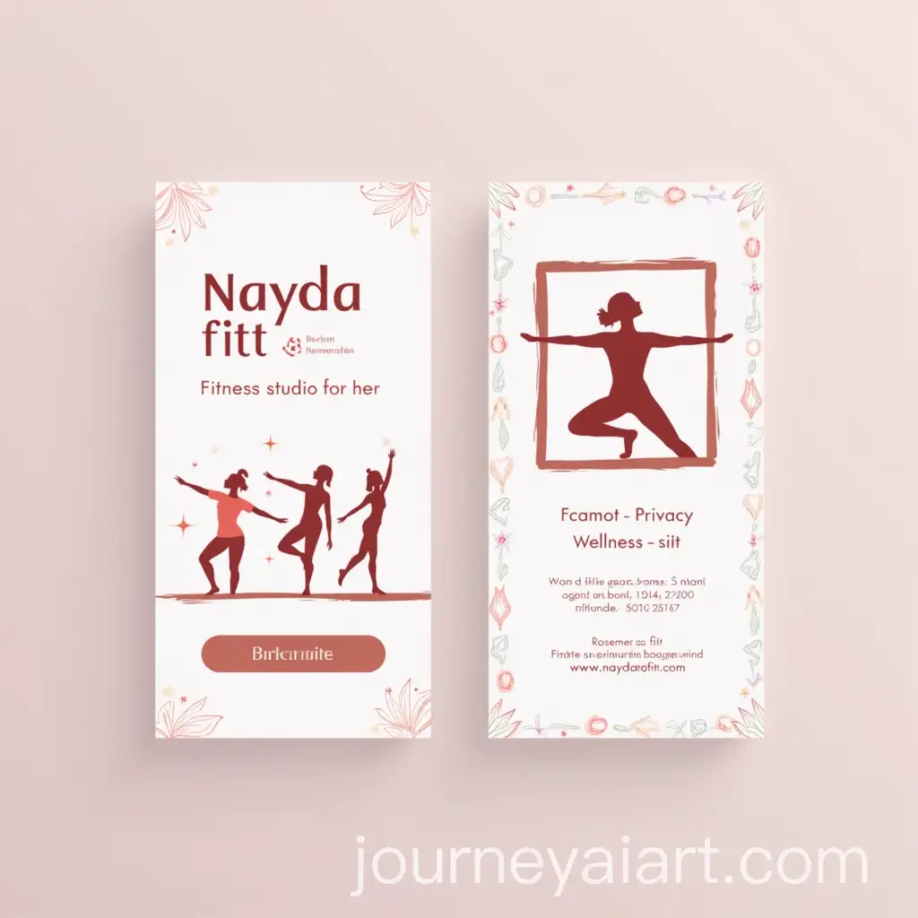 Modern-Business-Card-Design-for-Fitness-Studio-with-Women-Icons-and-Bold-Typography