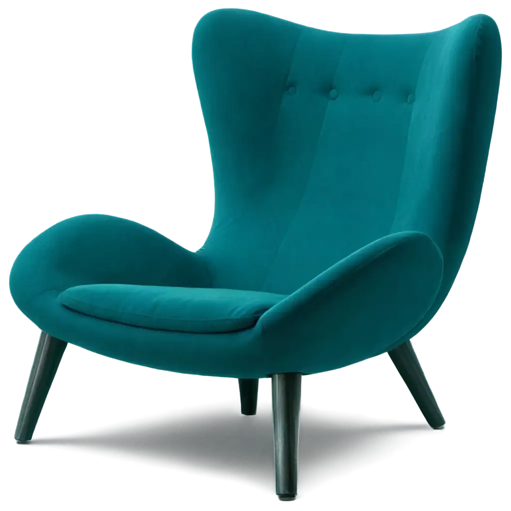 Modern-and-Stylish-Teal-Chair-PNG-with-Shadows-Perfect-for-Design-and-Digital-Projects