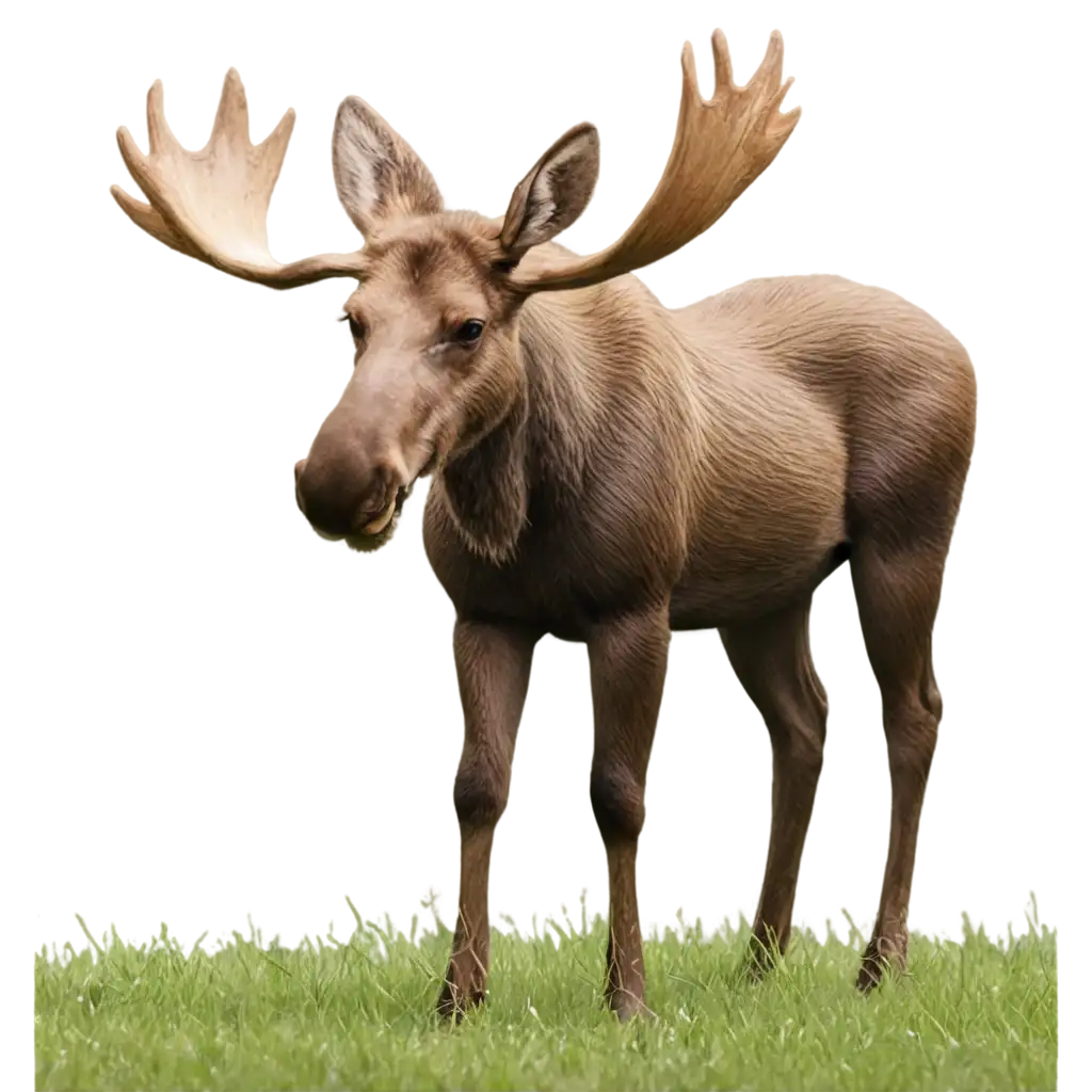 SEOOptimized-PNG-Image-Majestic-Moose-Eating-Grass