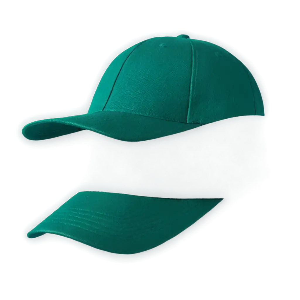 High-Quality-PNG-Image-of-a-Sports-Cap-in-Green-and-Parat-Color-Combination