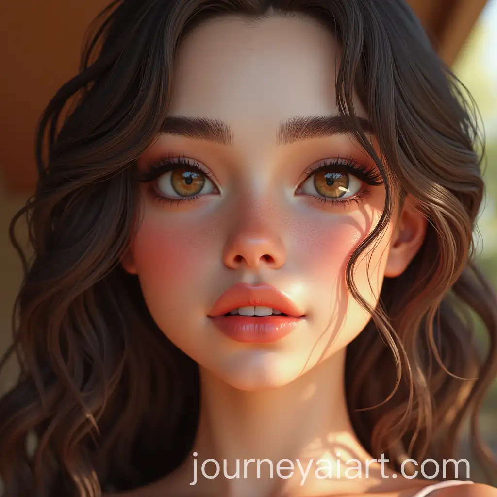 CloseUp-Portrait-of-Sirena-Milano-with-Intricate-Details