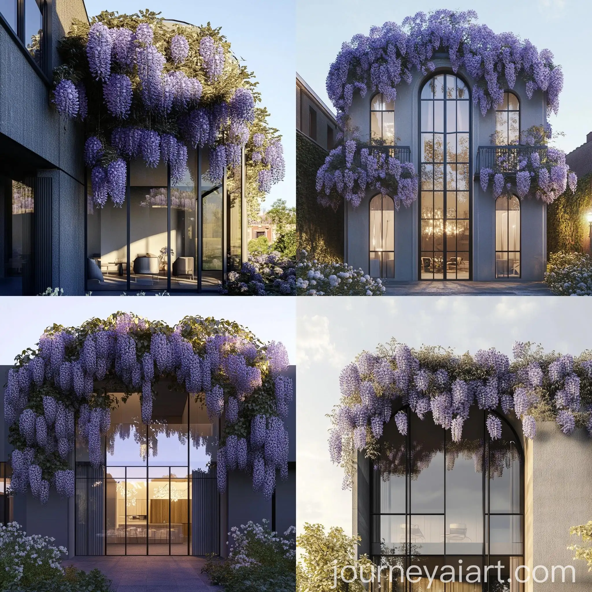 Realistic-Architectural-Render-of-Building-with-Wisteria-Vines