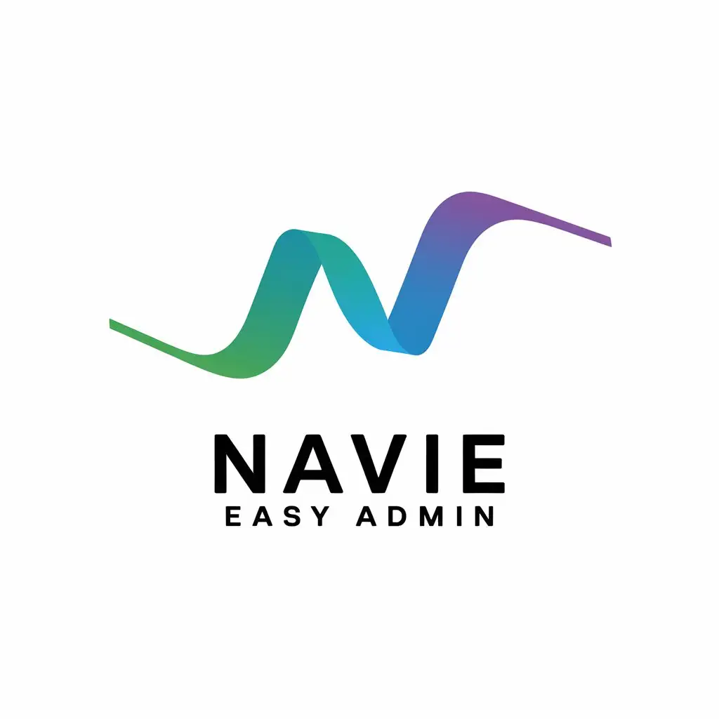 a vector logo design,with the text "Navie Easy Admin", main symbol:Pang Dashe,Moderate,clear background