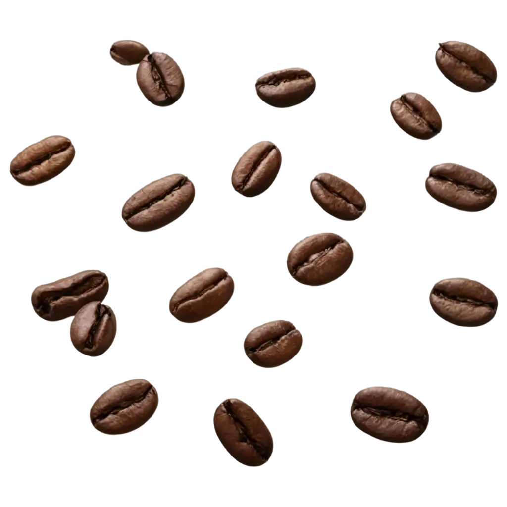 Floating-Coffee-Beans-PNG-Image-Captivating-Moments-Frozen-in-Air