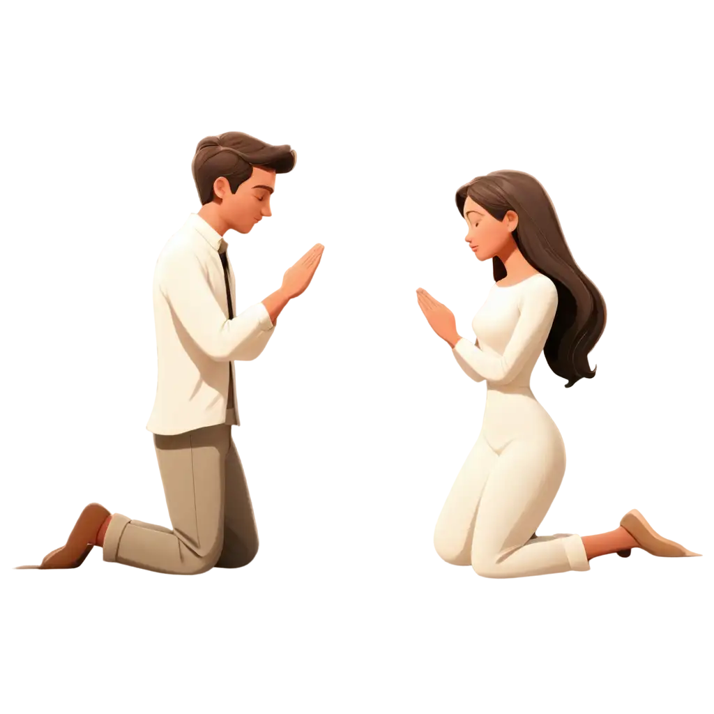 Cartoon-Couple-Praying-PNG-Image-Illustration-of-a-Devotional-Scene