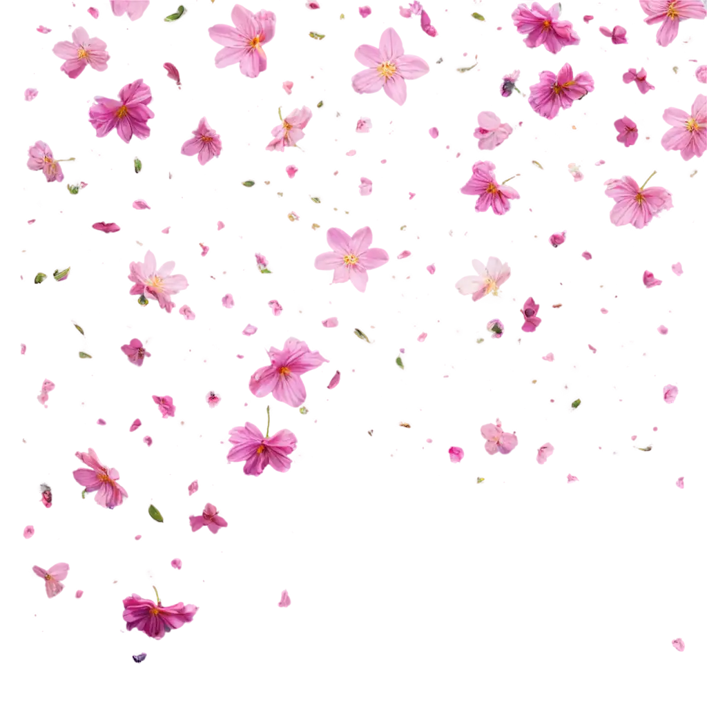 Falling-Flowers-PNG-HighQuality-Transparent-Floral-Art-for-Creative-Projects