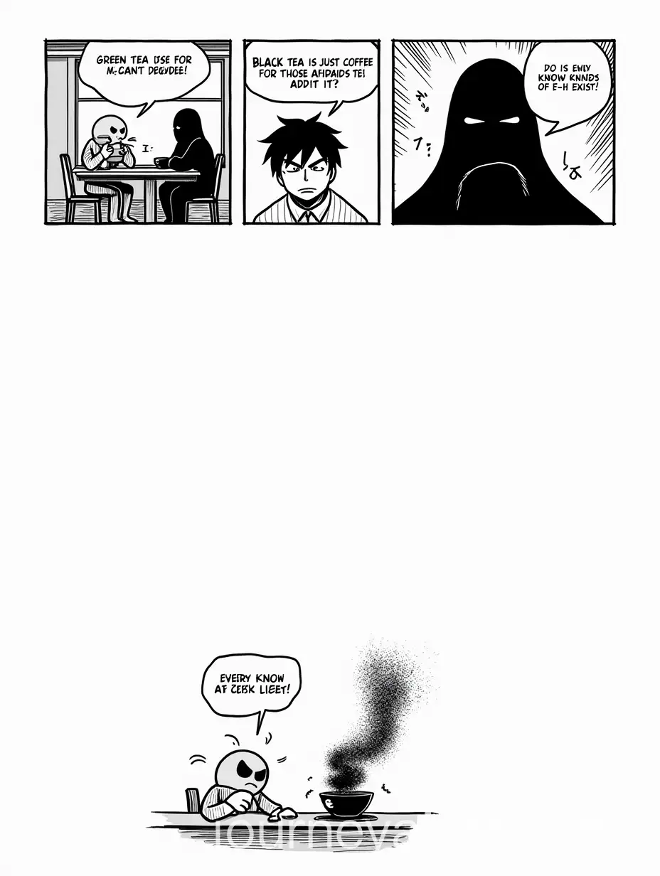 Dramatic-Manga-Tea-Debate-Between-TomatoMan-and-Black-HoleMan