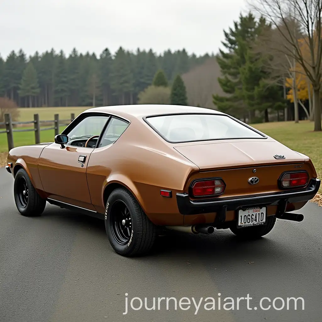 1973-Toyota-Celica-and-1974-Ford-Capri-Coupes-in-Silhouette-Rear-View