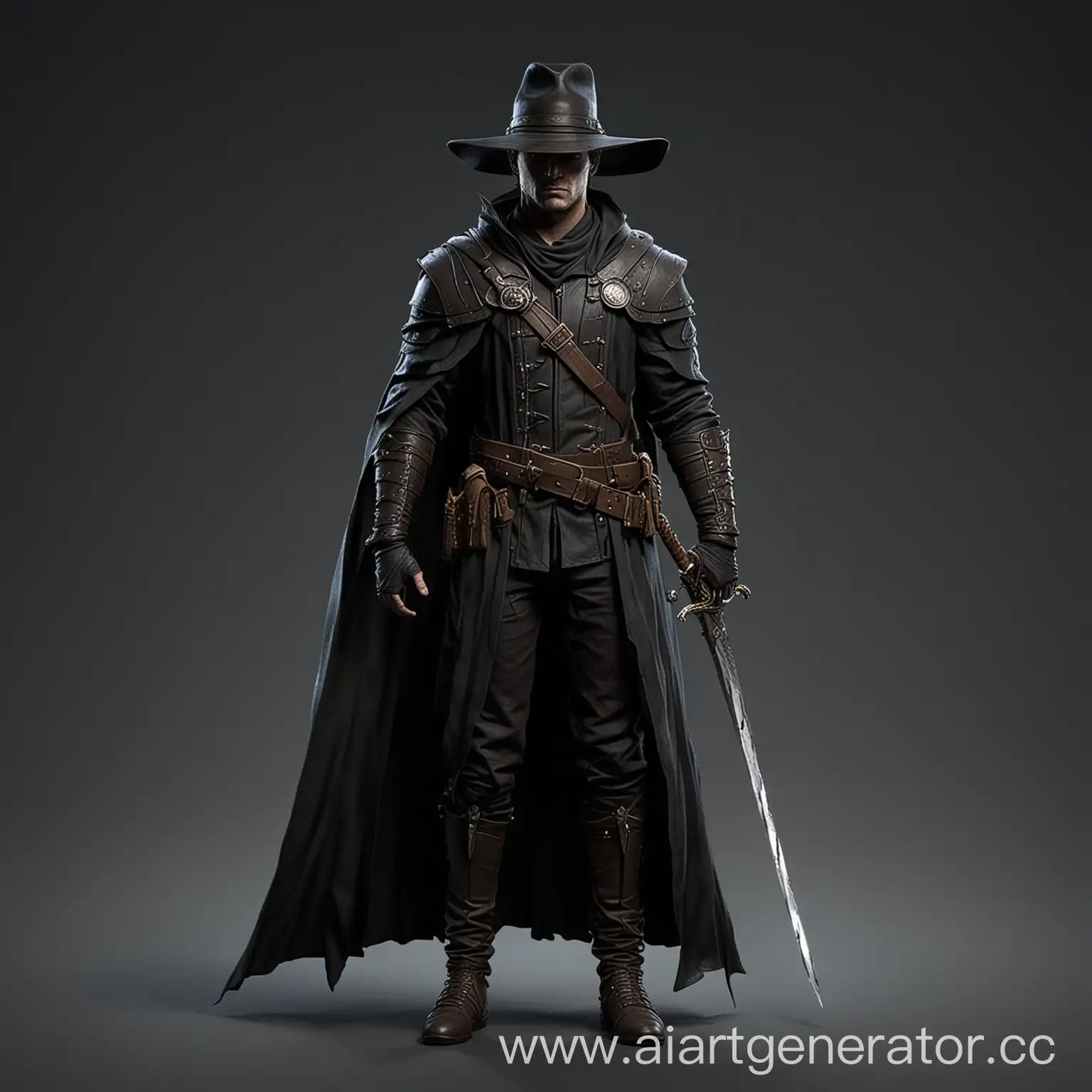 Mysterious-Figure-in-Dark-Cloak-and-Leather-Suit-with-Sword