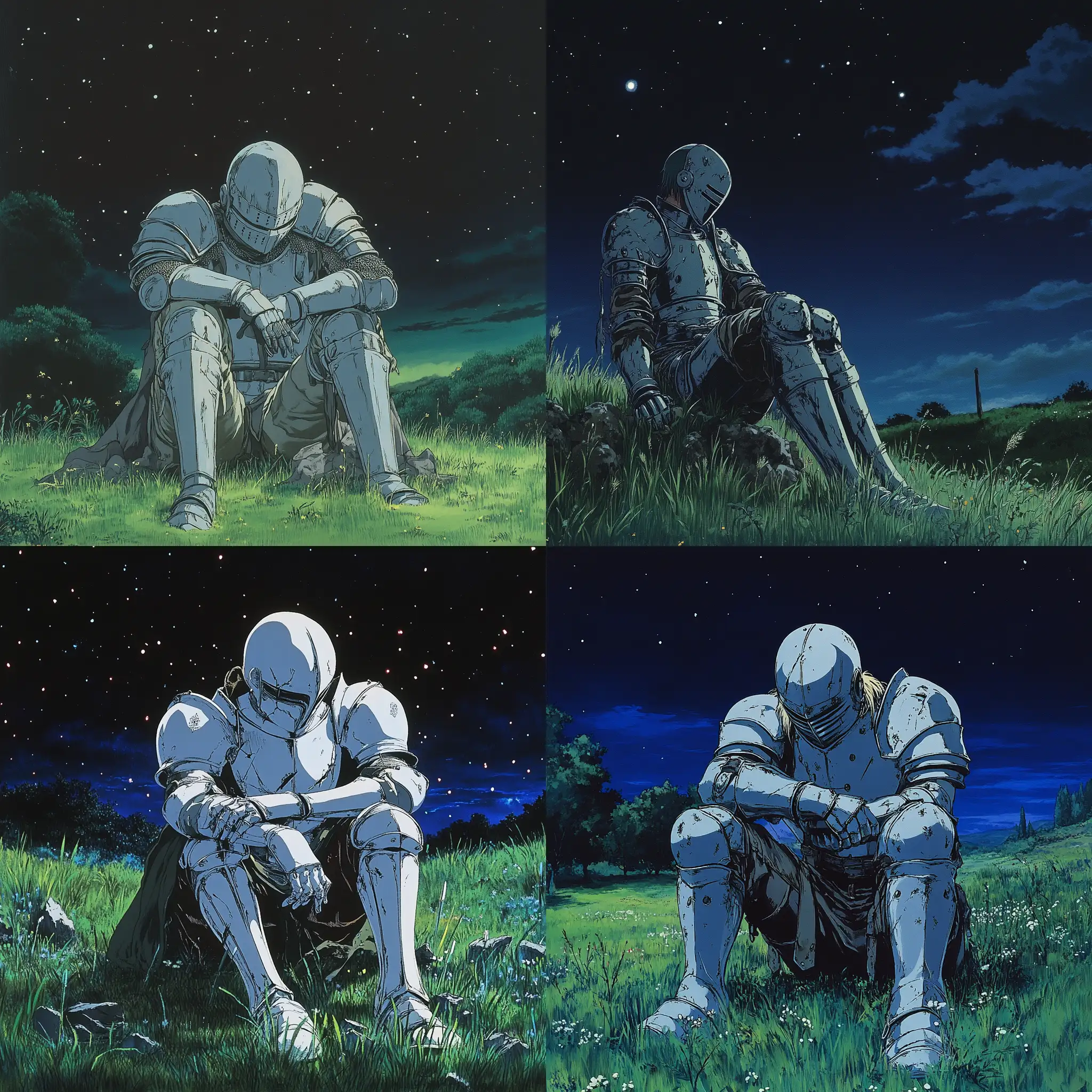 Defeated-Knight-in-Silver-Armor-Under-a-Starry-Sky