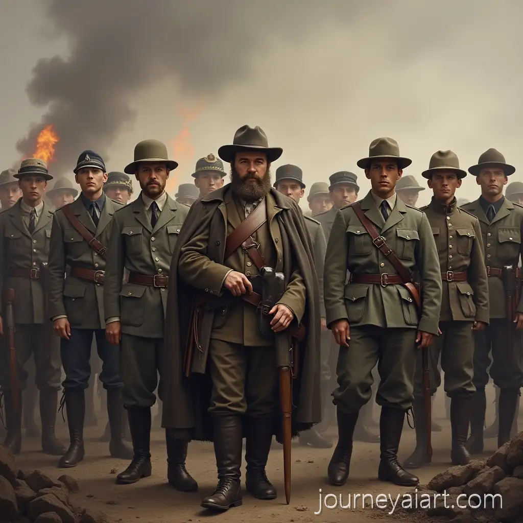 SoldGreat-war-charactersiers-of-the-Great-War-in-BattleStained-Uniforms