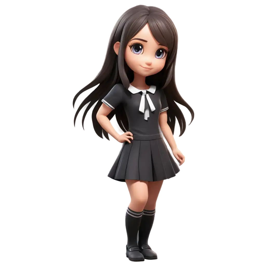 3D-Chibi-Cute-Girl-PNG-Image-Adorable-Character-Design