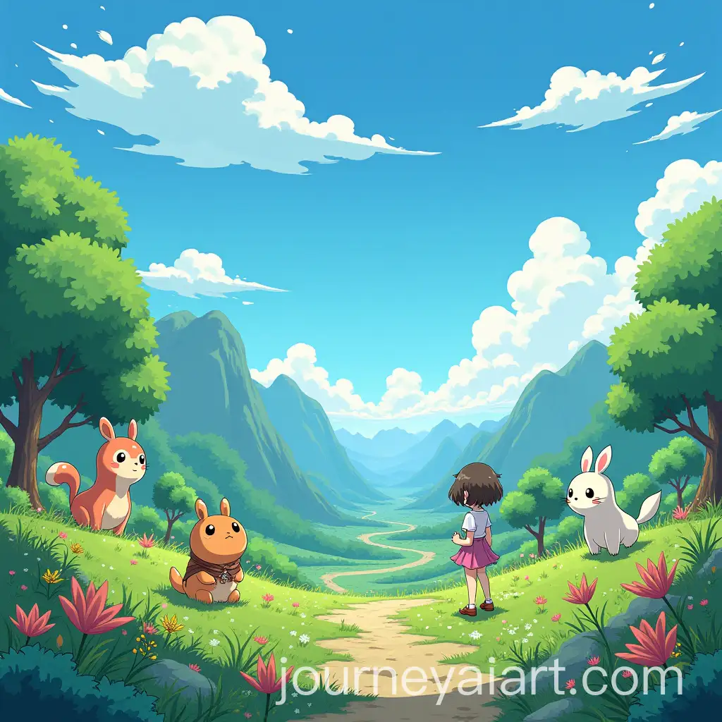 Whimsical-Anime-Landscape-with-Magical-Creatures-Inspired-by-Studio-Ghibli