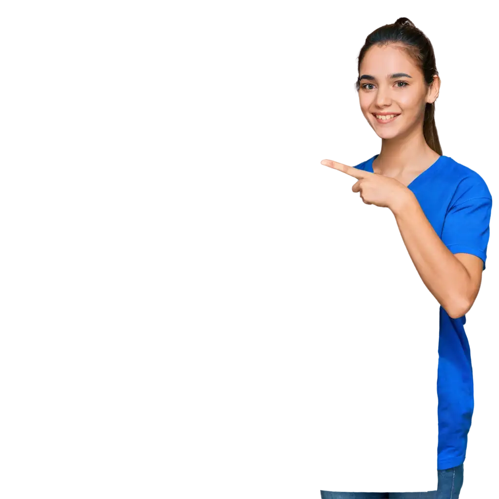 HighQuality-PNG-Image-of-a-Person-in-Blue-Pointing-Sideways-Enhance-Online-Presence