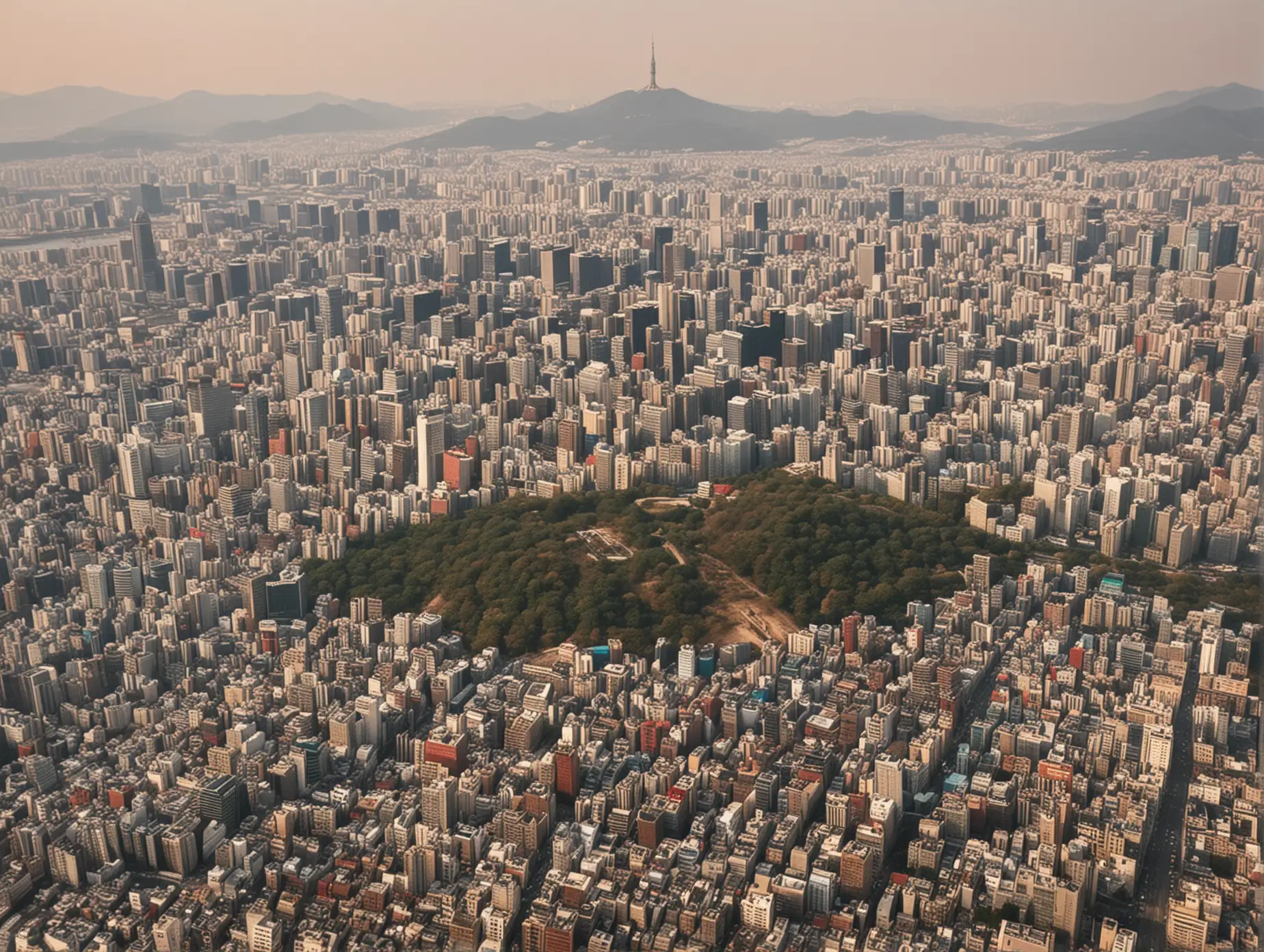 scenery of Seoul, South Korea