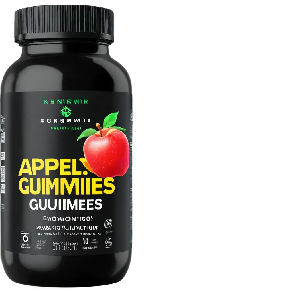 Vibrant-and-Futuristic-Apple-Cider-Vinegar-Gummies-Supplement-Label-PNG-for-Clean-and-Modern-Packaging-Design