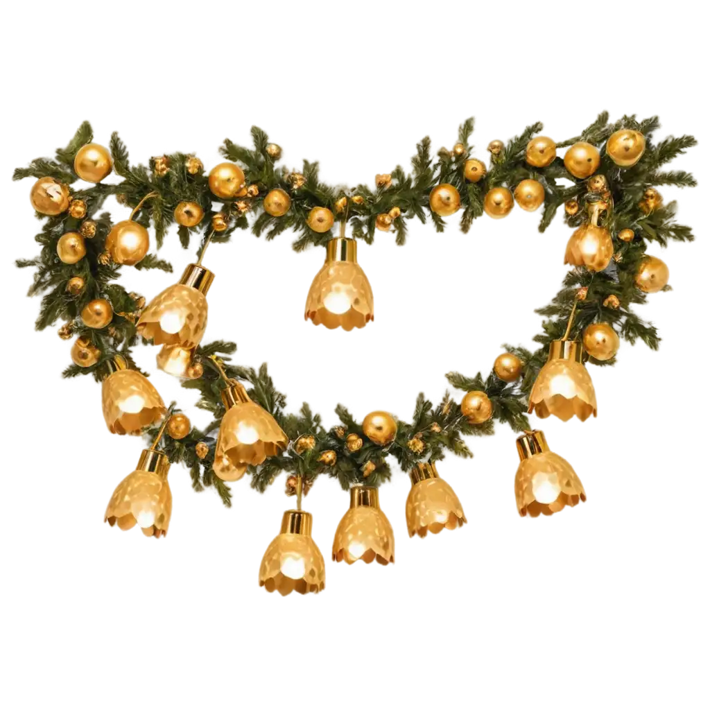 Golden-Garland-with-Large-Lamp-Shades-PNG-Elegant-Lighting-Decor-for-Any-Occasion