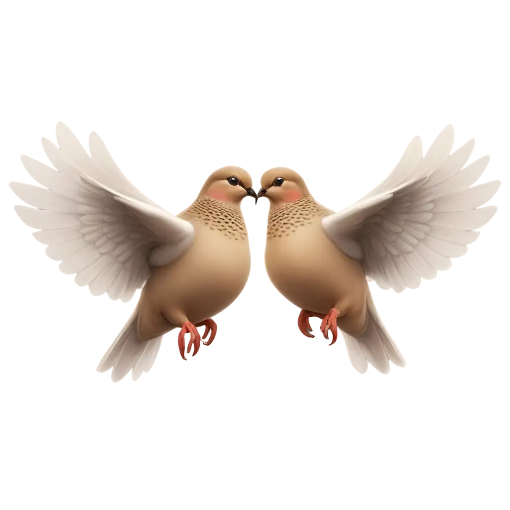 Animation-of-Two-Turtledoves-Symbolizing-Love-in-PNG-Format-HighQuality-Love-Representation