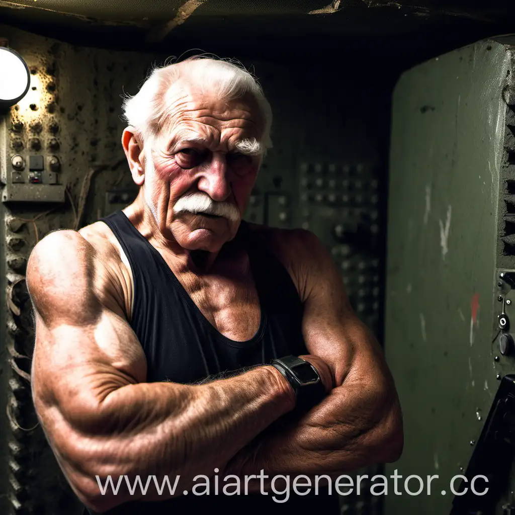 Cool-Buff-Grandpa-in-a-Bunker