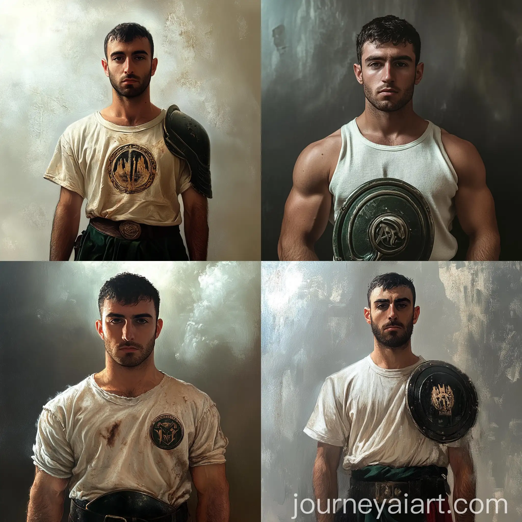 Warrior-with-Armor-and-Sword-Ready-for-Battle