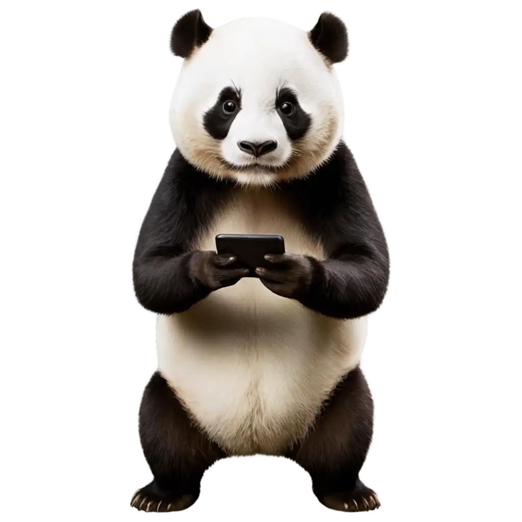 PNG-Image-of-Panda-Holding-Smartphone-Graphic-Representation-for-Digital-Content