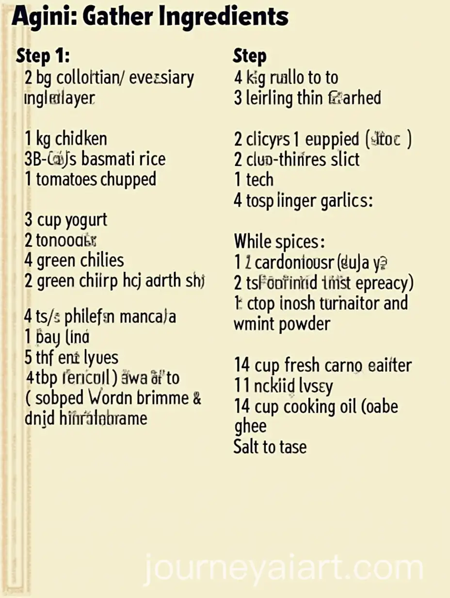 Ingredients-for-Traditional-Chicken-Biryani-Preparation