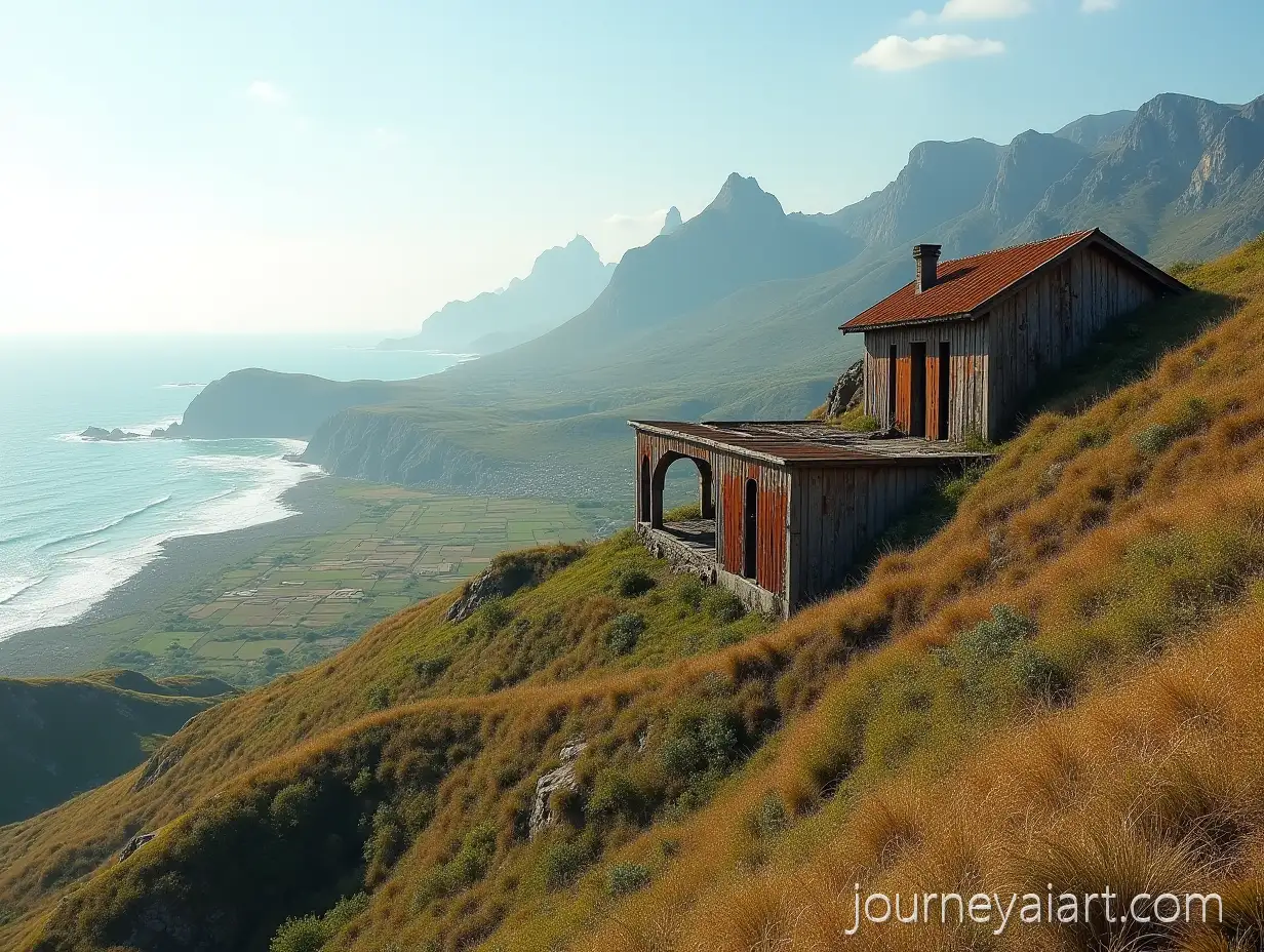 PostApocalyptic-Landscape-on-a-Hill-Slope-in-Northern-SpainAI-Image-Prompt-Expansion-with-Abandoned-Artifacts