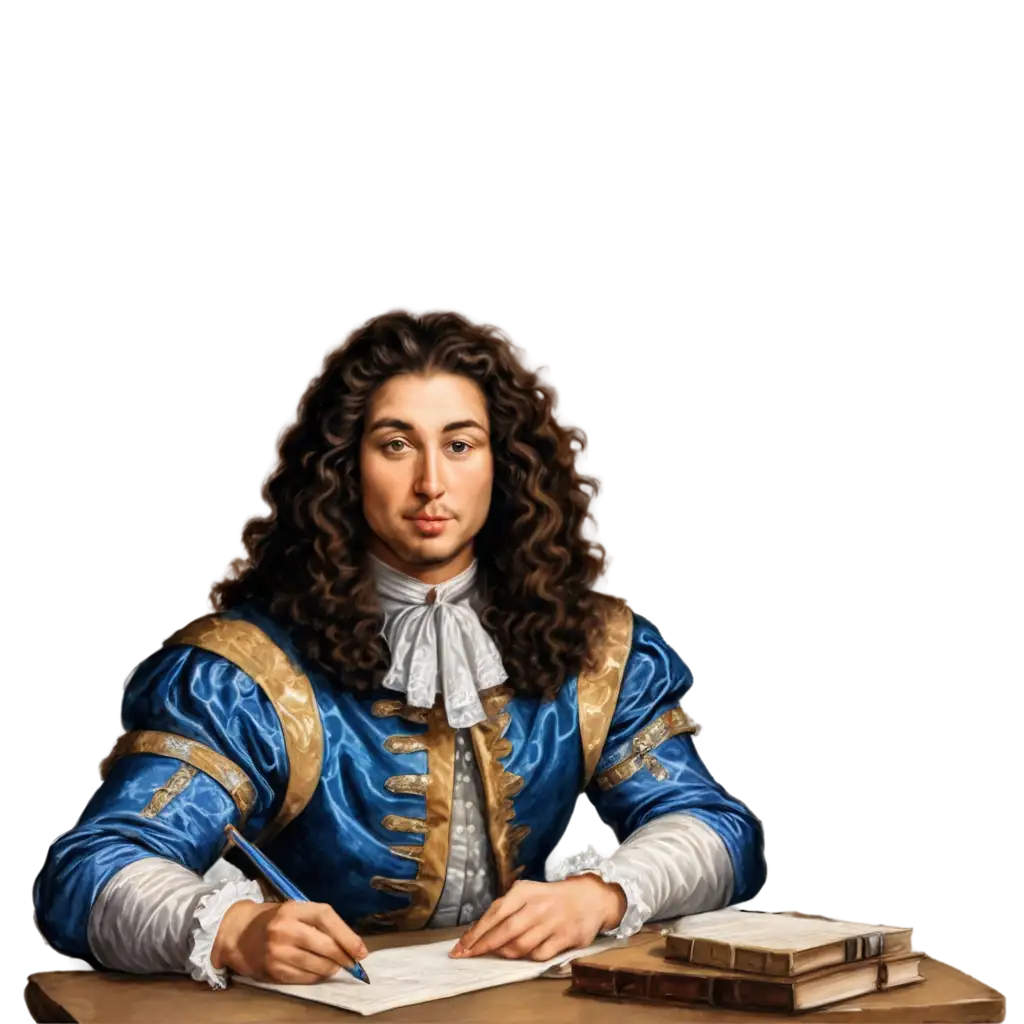 King-Louis-XIV-of-France-as-a-Musketeer-PNG-Image-for-Historical-Art-and-Educational-Use