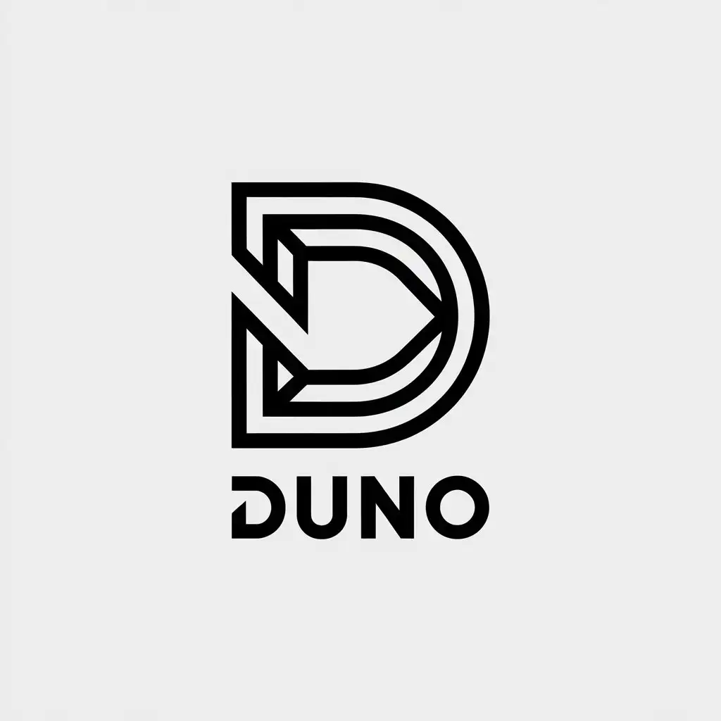 LOGO-Design-for-DUNO-Modern-Vector-Art-with-D-Symbol-on-a-Clear-Background