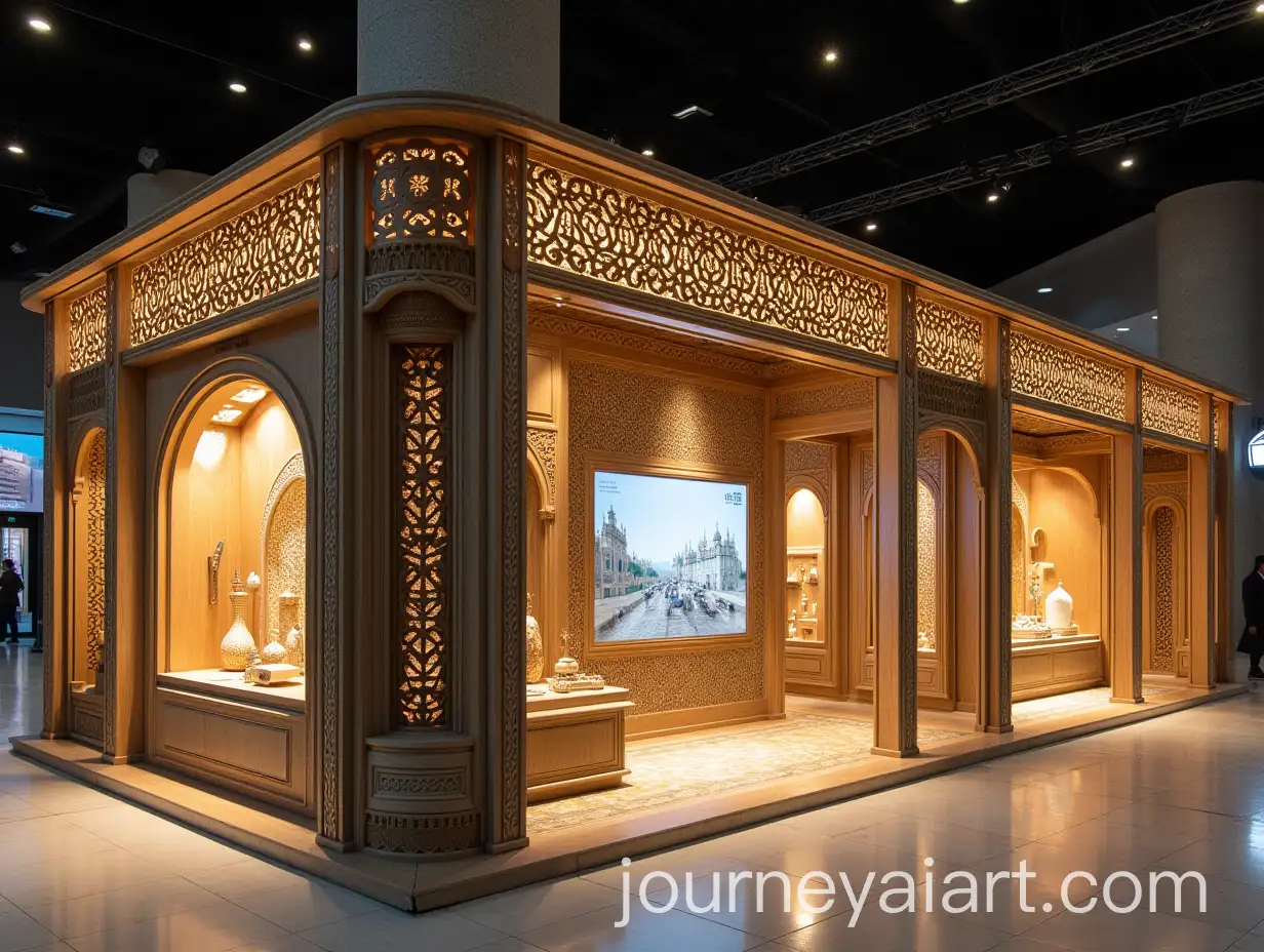 Arabic-Heritage-Kiosk-Blending-Traditional-Architecture-with-Modern-Design