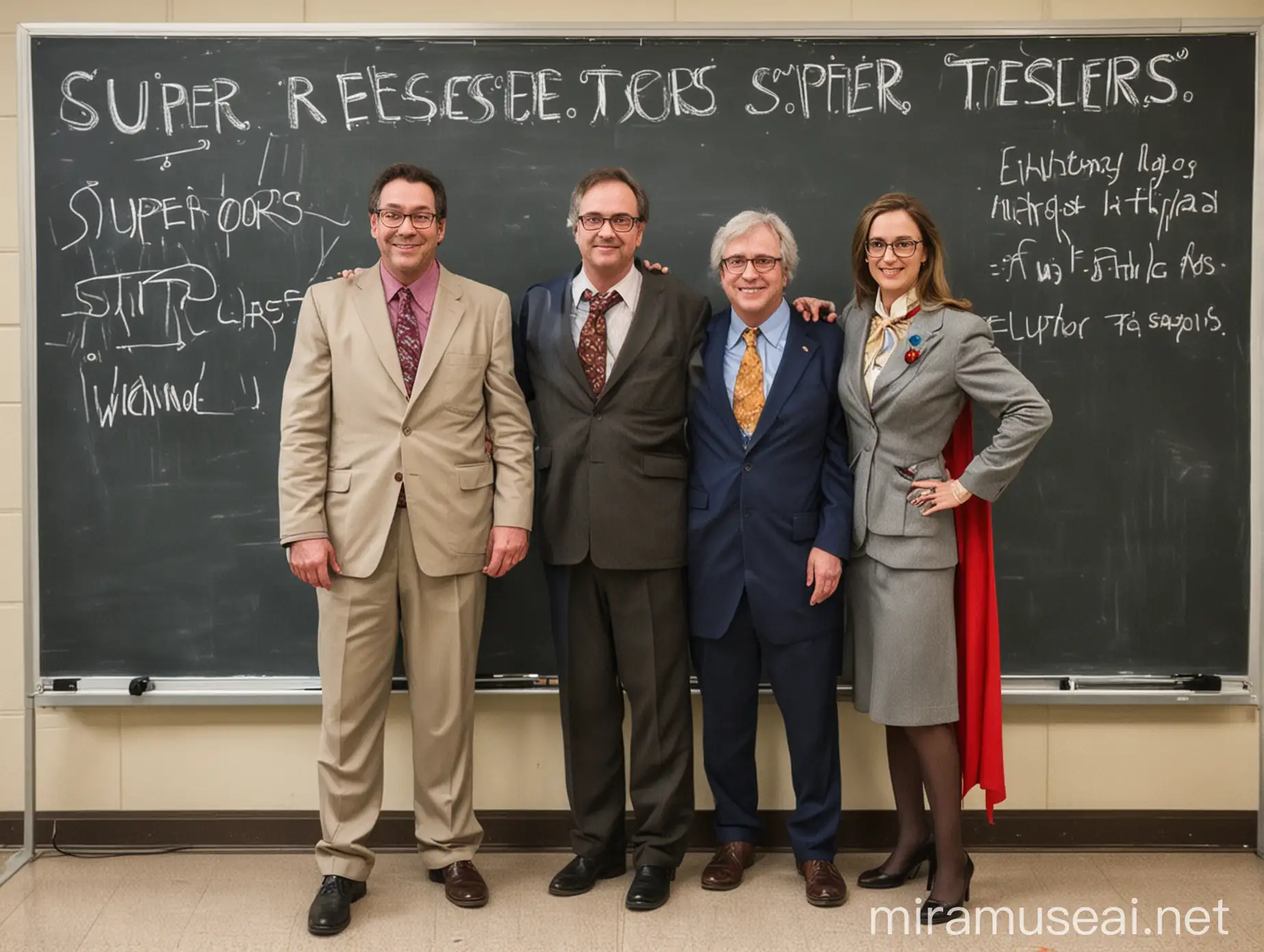 Super Professors and Teachers Inspiring Education Excellence