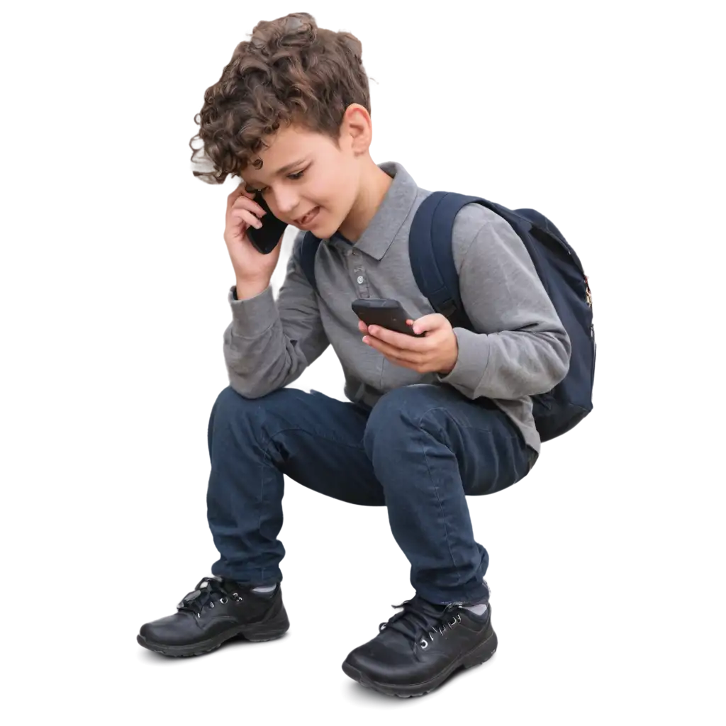 HighQuality-PNG-Image-of-a-Boy-Using-a-Cellphone-AI-Art-Prompt