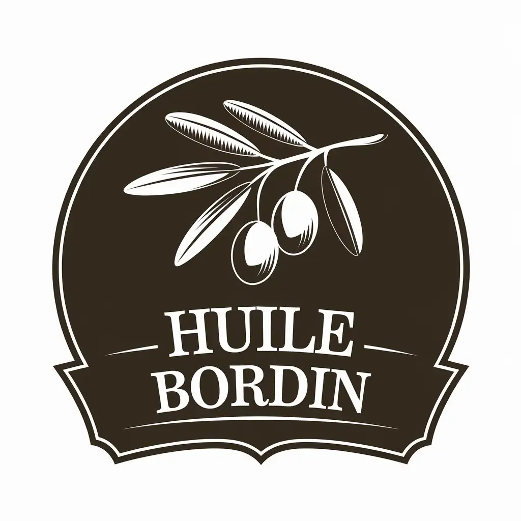 LOGO-Design-for-Huile-Bordin-Olivethemed-Vector-Logo-Design