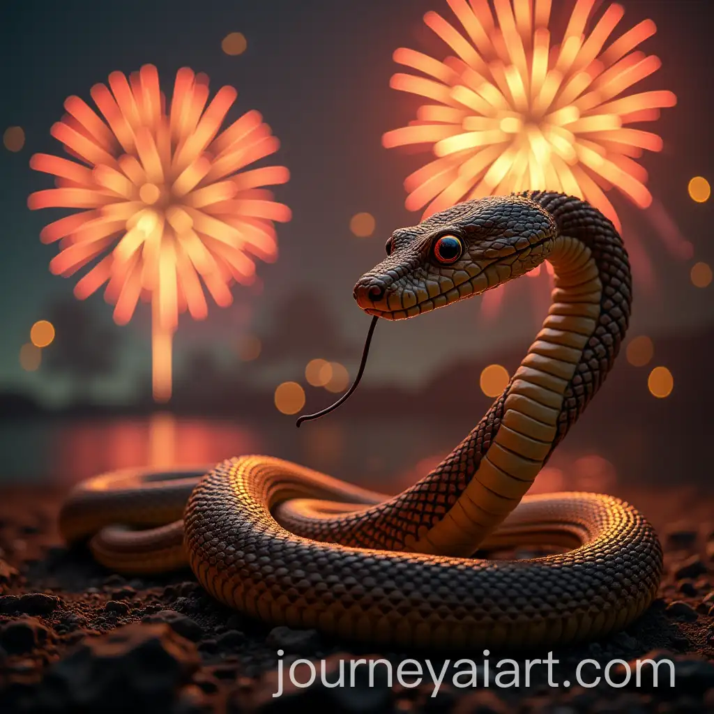 Snake-with-Fireworks-and-Happy-New-Year-2025-Sign