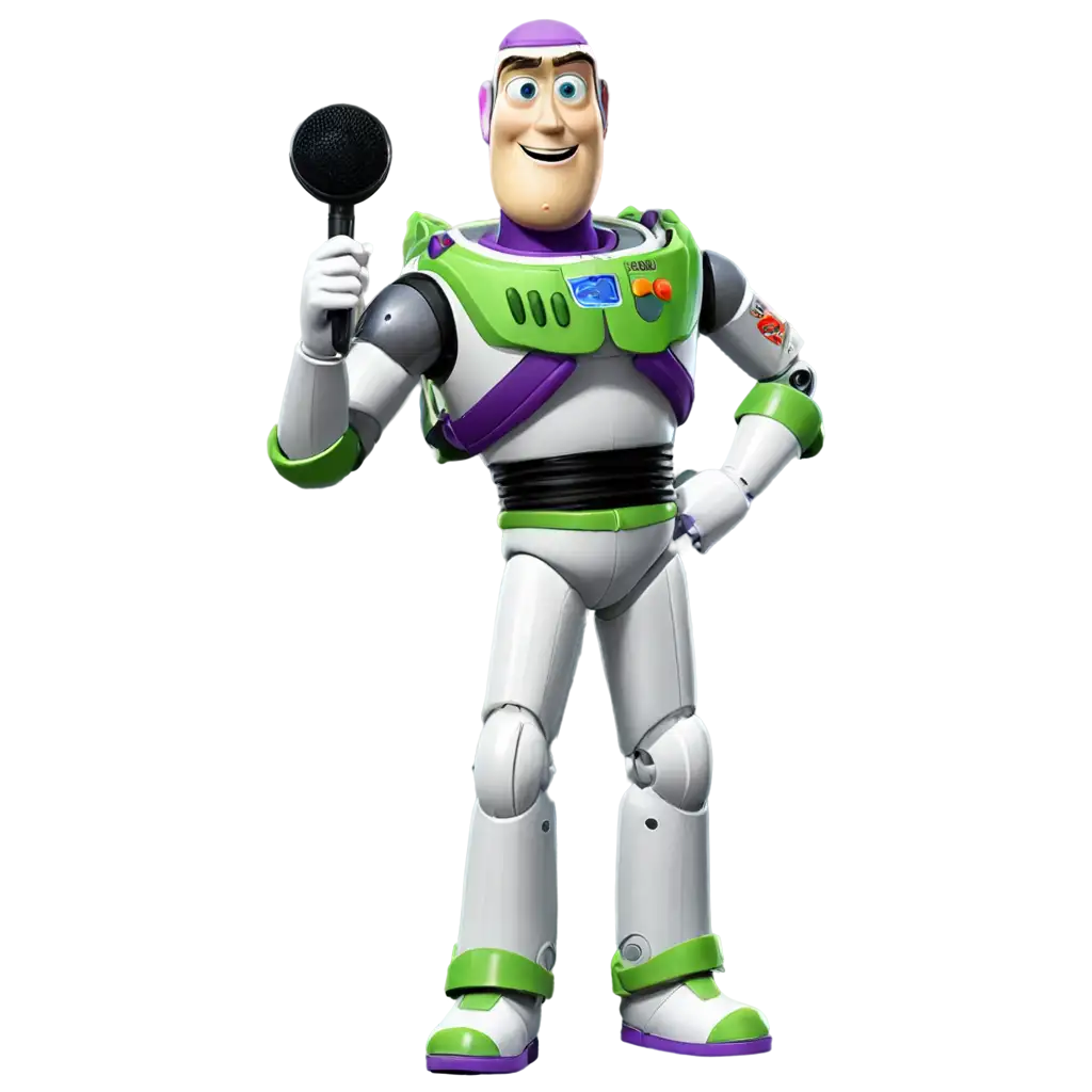 Buzz-Lightyear-Holding-a-Microphone-PNG-Perfect-for-Creative-Projects