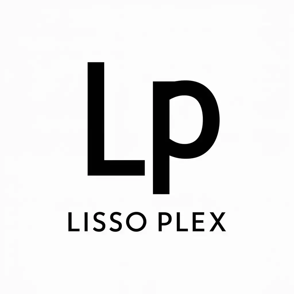 LOGO-Design-For-Lisso-Plex-Modern-Vector-Logo-with-L-P-Symbol-on-Clear-Background