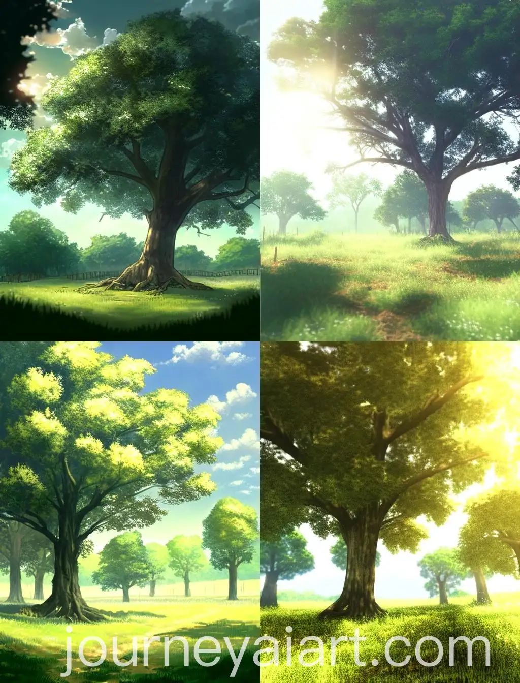Diverse-Oak-Tree-Meadow-with-Eleven-Oak-Trees