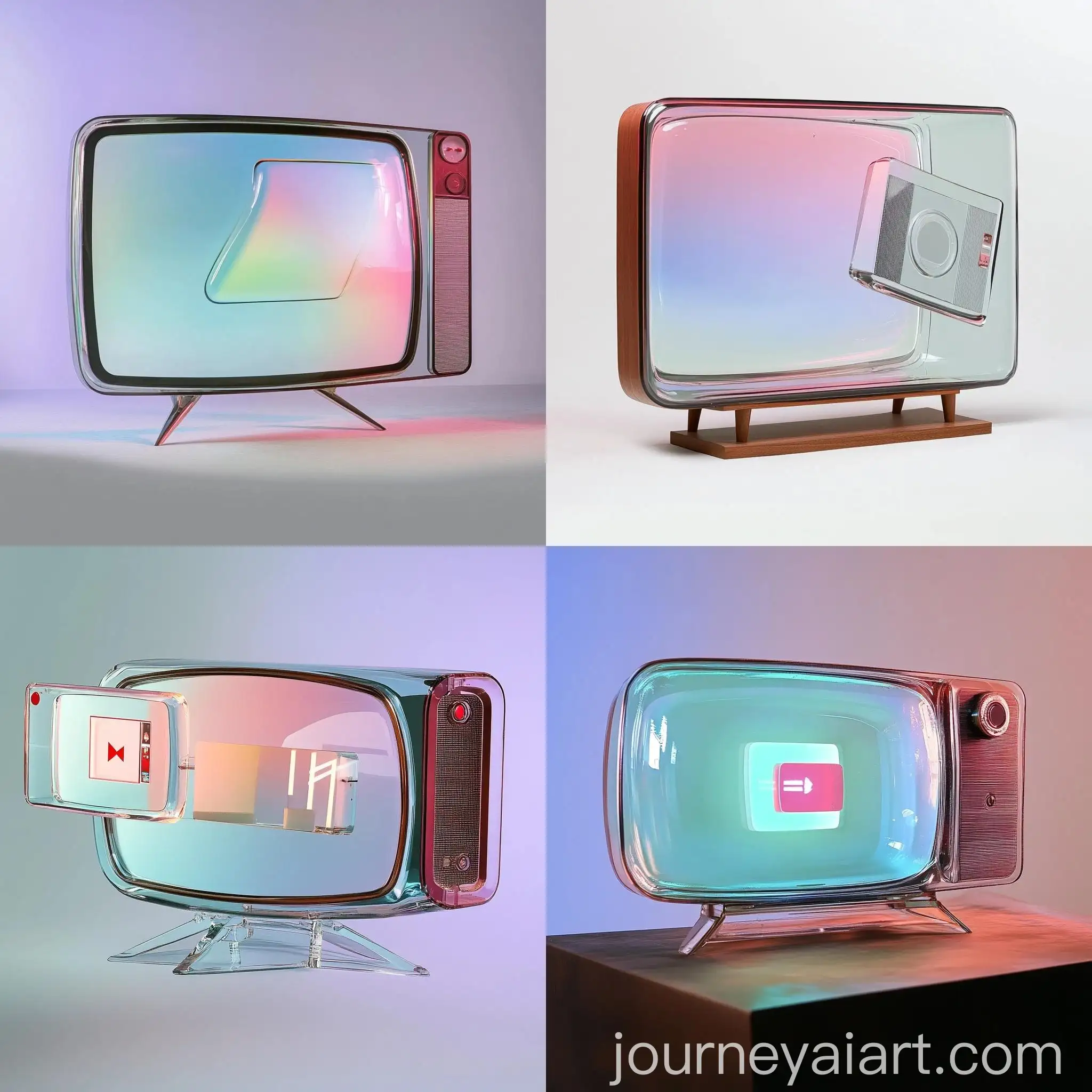 Glass-Television-Displaying-Abstract-Patterns